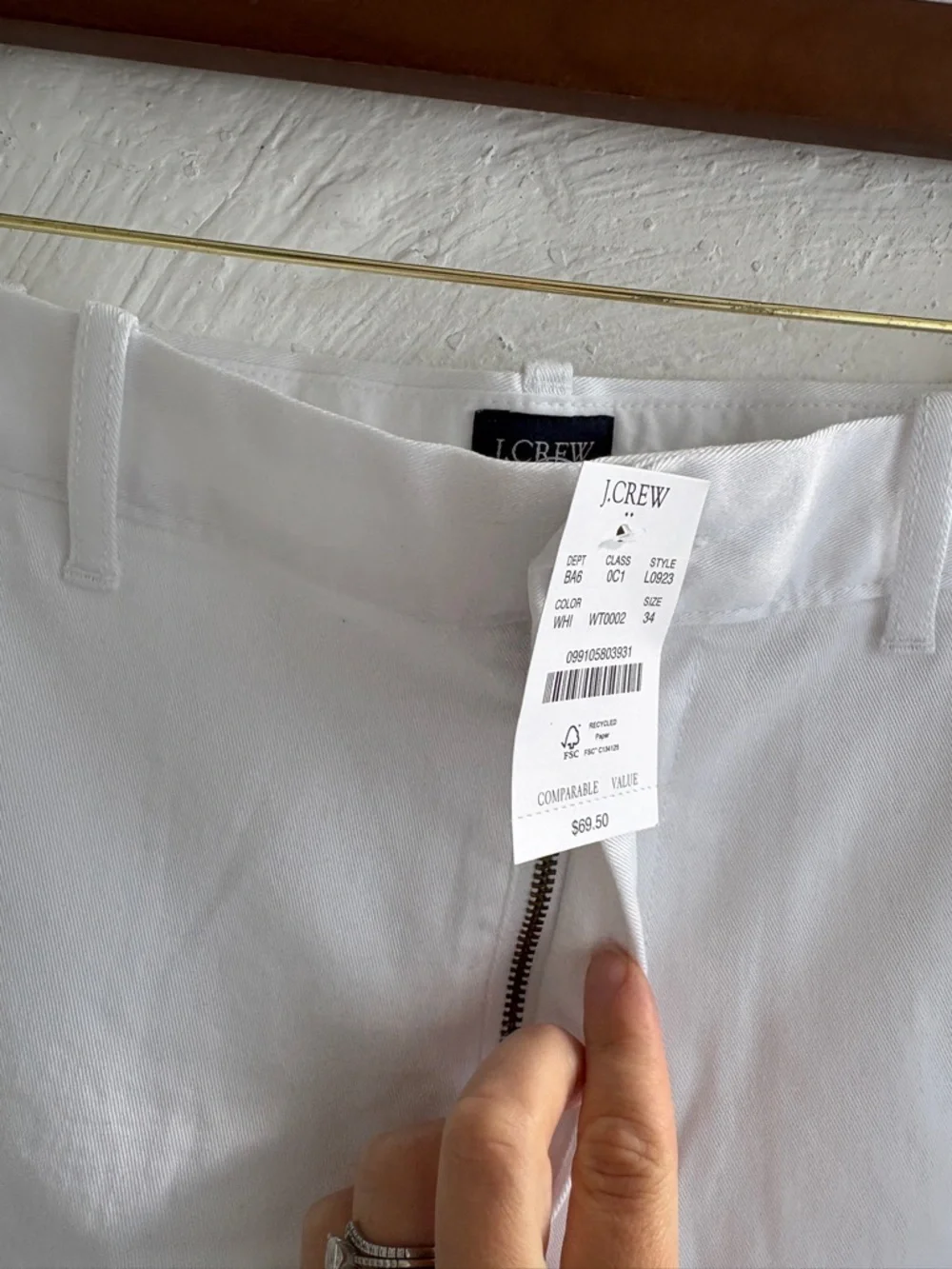 NWT men’s J.Crew 7